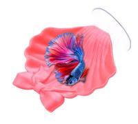 1x amaca Betta | Cuscinetto Galleggiante Con per Il Riposo | a Conchiglia per Betta | Adatto A Gamberetti Lumache Pesci Rossi Guppy Koi Rettili Acquari Domestici E CASA