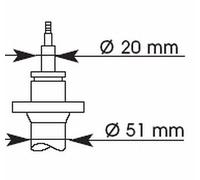1x Amortisseur KYB 364021 convient pour BMW