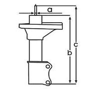 1X AMORTISSEUR AVANT GAUCHE TOYOTA COROLLA BREAK 1.6,COROLLA LIFTBACK 1.4,1.6