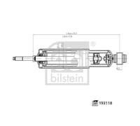 1x Amortisseur FEBI BILSTEIN 193118 convient pour NISSAN