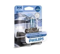Philips Ampoule halogène H4 WhiteVision Ultra 12342WVUB1 12V 60/55W 4200K 1 pièce