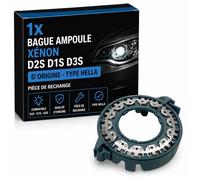 1x Bague ampoule Xénon D2S D1S D3S d'origine - Type Hella - Pièce de rechange