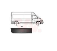 1x Baguette et bande protectrice, panneau latérale VAN WEZEL 0982416