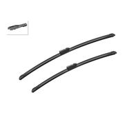Bosch Balais d'Essuie-Glace Plats Aerotwin A862S, Longueur: 600mm/530mm - 1 Paire de Balais avant