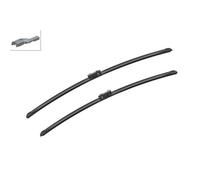 1x Balai d'essuie-glace BOSCH 3 397 014 009 convient pour FORD