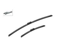 1x Balai d'essuie-glace BOSCH 3 397 014 137 convient pour FIAT