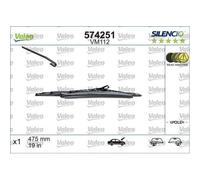 VALEO Balai d'essuie-glace Silencio VM112 574251 – 475 mm – vendu à l'unité