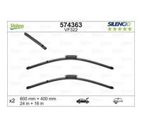 1x Balai d'essuie-glace VALEO 574363 convient pour CITROËN PEUGEOT RENAULT DS