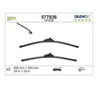 1x Balai d'essuie-glace VALEO 577836 convient pour BMW