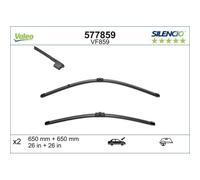 1x Balai d'essuie-glace VALEO 577859 convient pour PORSCHE VW