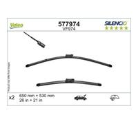 1x Balai d'essuie-glace VALEO 577974 convient pour PORSCHE VW LAND ROVER