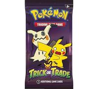 1x Booster Pokemon - Trick Or Trade 2023 (Edition Anglaise Officielle, 3 Cartes par Booster, Scellé & Protégé)