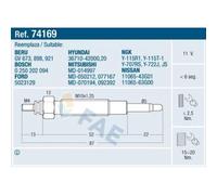 RIDEX 243G0031 Bougie de préchauffage pour HYUNDAI TERRACAN (HP)