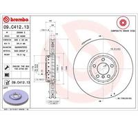 1x BREMBO Disque De Frein PRIME LINE Avant Gauche Ø 385mm Pour BMW