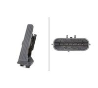 1x Capteur, position d'accelerateur HELLA 6PV 011 040-701 convient pour AUDI