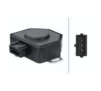 1x Capteur, position du papillon HELLA 6PX 008 476-341 convient pour BMW OPEL