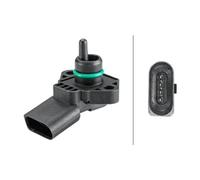 1x Capteur, pression du tuyau d'admission HELLA 6PP 358 152-151 convient pour