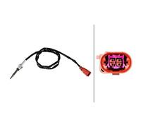 1x Capteur, température des gaz HELLA 6PT 358 226-331 convient pour AUDI SEAT