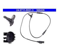 1x Capteur, vitesse de roue ATE 24.0711-5531.3 convient pour MERCEDES-BENZ