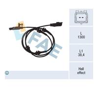 1x Capteur, vitesse de roue FAE 78089 convient pour CITROËN PEUGEOT