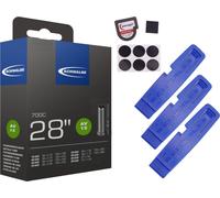 1x Chambre à air Schwalbe 23-622 (28x0.90) 700x23C AV 40mm Schrader + démonte-pneu