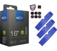 1x Chambre à air Schwalbe 47-305 (16x1.75) AV 40mm Schrader + démonte-pneu