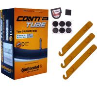 1x Chambre à air vélo 26 pouces 62-559 Continental DV 40mm Dunlop Blitz Valve + SET