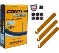 1x Chambre à air vélo 27/28 pouces 20-630 Continental Race SV 60mm Sclaverand + SET