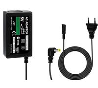 1X Chargeur Compatible avec PSP Prise UE entrée Secteur 100-240 V, Sortie CC 5 V 1 A. Compatible avec Les Consoles Portables PSP 1000/2000/3000