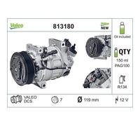 1x Compresseur, climatisation VALEO 813180 convient pour RENAULT