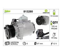 1x Compresseur, climatisation VALEO 813280 convient pour FORD