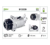 1x Compresseur, climatisation VALEO 813339 convient pour RENAULT