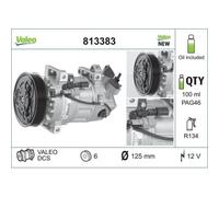 1x Compresseur, climatisation VALEO 813383 convient pour RENAULT