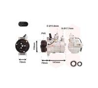 1x Compresseur, climatisation VAN WEZEL 3001K710 convient pour MERCEDES-BENZ