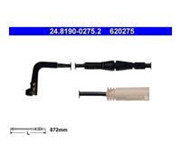 1x Contact d'avertissement, usure des plaquettes de frein ATE 24.8190-0275.2