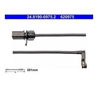 1x Contact d'avertissement, usure des plaquettes de frein ATE 24.8190-0975.2