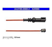ATE 24.8190-0980.2 Contact d'avertissement, usure des plaquettes de frein pour F