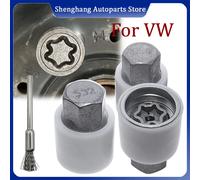 1X convient pour VW Touareg Scirocco Beetle Polo CC pneu antivol vis roue serrure clé outil de retrait roue écrous de blocage adaptateur de prise 1PCS 537