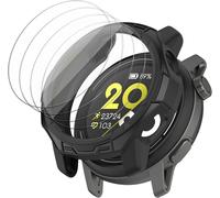 1x coque souple TPU + 4x protection écran verre trempé 9H pour COROS Pace 3 ¿ Protection intégrale anti-rayures et anti-chocs