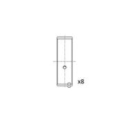 1x Coussinet de bielle FAI AutoParts BB2060-STD convient pour FIAT FORD
