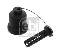 1x Couvercle, boîtier du filtre à huile FEBI BILSTEIN 49633 convient pour VW