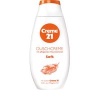 1x Crème 21 Crème de douche SOFT Gel douche 250ml Parfum et formule de soin avec des vitamines nourrissantes pour la peau Creme21