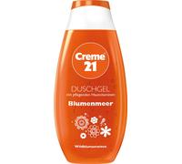 1x Crème 21 Gel douche MER DE FLEURS 250ml Parfum de prairie de fleurs sauvages avec vitamines nourrissantes pour la peau Creme21