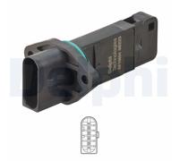 1x Débitmètre de masse d'air DELPHI AF10694-12B1 convient pour AUDI