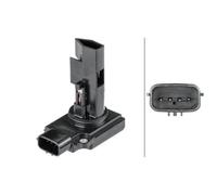 1x Débitmètre de masse d'air HELLA 8ET 358 095-391 convient pour CITROËN