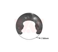 1x Déflecteur, disque de frein VAN WEZEL 0327371 convient pour AUDI