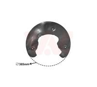 1x Déflecteur, disque de frein VAN WEZEL 0327372 convient pour AUDI