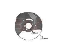 1x Déflecteur, disque de frein VAN WEZEL 0646371 convient pour BMW