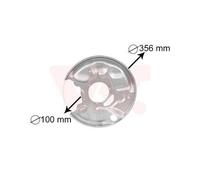 1x Déflecteur, disque de frein VAN WEZEL 3029373 convient pour MERCEDES-BENZ