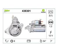 1x Démarreur VALEO 438301 convient pour FORD FORD (CHANGAN)